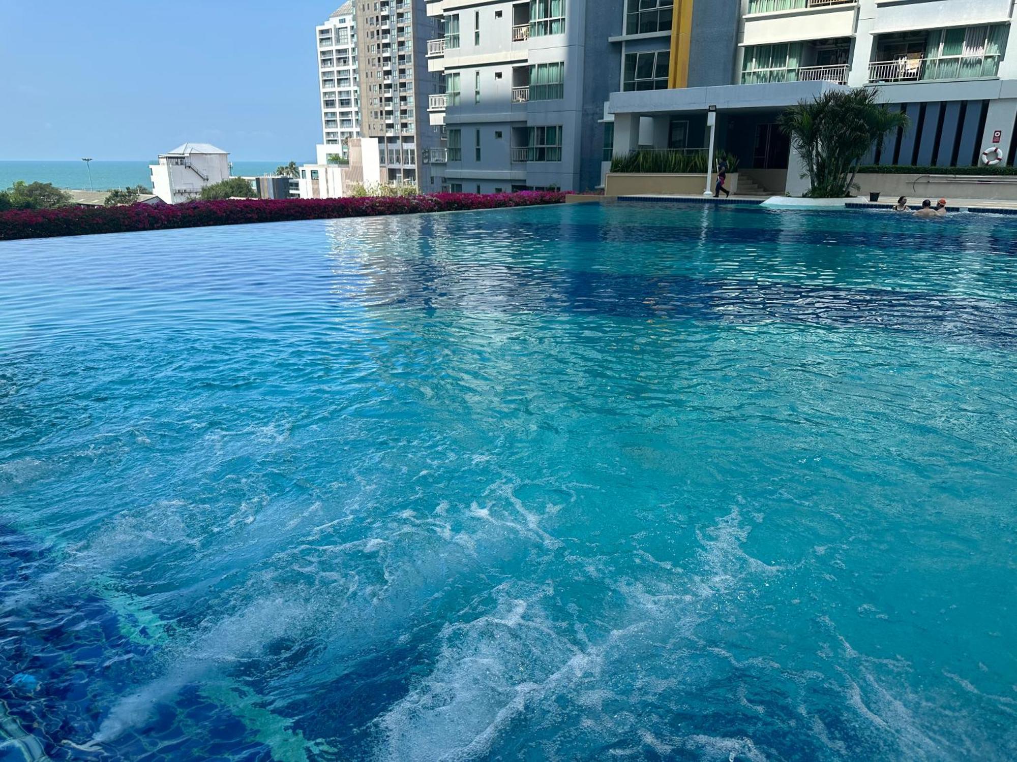 Seaview Beach Room Lumpini-Pool And Gym Face To Ocean Джомтьєн-Біч Екстер'єр фото